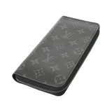 LOUIS VUITTON ルイヴィトン モノグラムエクリプス ジッピーウォレットヴェルティカル 黒/グレー M62295 メンズ モノグラムエクリプス 長財布 Aランク 中古 銀蔵