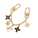 LOUIS VUITTON ルイヴィトン モノグラム バッグチャーム ゴールド/ペールピンク M01188 ユニセックス モノグラム/メタル キーホルダー Aランク 中古 銀蔵