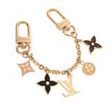 LOUIS VUITTON ルイヴィトン モノグラム バッグチャーム ゴールド/ペールピンク M01188 ユニセックス モノグラム/メタル キーホルダー Aランク 中古 銀蔵