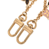 LOUIS VUITTON ルイヴィトン モノグラム バッグチャーム ゴールド/ペールピンク M01188 ユニセックス モノグラム/メタル キーホルダー Aランク 中古 銀蔵