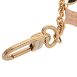 LOUIS VUITTON ルイヴィトン モノグラム バッグチャーム ゴールド/ペールピンク M01188 ユニセックス モノグラム/メタル キーホルダー Aランク 中古 銀蔵