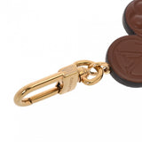 LOUIS VUITTON ルイヴィトン バッグチャーム　チョコレートフラワー ブラウン M02197 ユニセックス レザー キーホルダー Aランク 中古 銀蔵