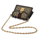 GUCCI グッチ オフディア ミニトップ ハンドルバッグ 2WAY ベージュ/エボニー/ブラウン 696180 レディース GGスプリームキャンバス/レザー ハンドバッグ Aランク 中古 銀蔵