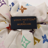 LOUIS VUITTON ルイヴィトン モノグラムマルチカラー シュシュモノグラム 村上隆コラボ マルチカラー M96071 レディース シルク ブランド小物 Bランク 中古 銀蔵