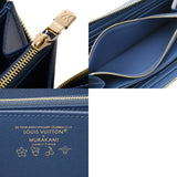 LOUIS VUITTON ルイヴィトン モノグラムチェリーデニム ジッピーウォレット 村上隆コラボ ブルー M23161 ユニセックス デニム 長財布 未使用 銀蔵