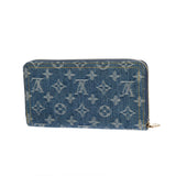 LOUIS VUITTON ルイヴィトン モノグラムチェリーデニム ジッピーウォレット 村上隆コラボ ブルー M23161 ユニセックス デニム 長財布 未使用 銀蔵