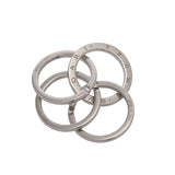 BVLGARI ブルガリ キーリング シルバー ユニセックス メタル キーホルダー Aランク 中古 銀蔵