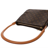 LOUIS VUITTON ルイヴィトン モノグラム ルーピング MM ブラウン M51146 レディース モノグラムキャンバス ワンショルダーバッグ ABランク 中古 銀蔵