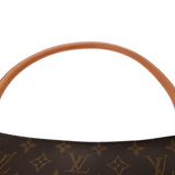 LOUIS VUITTON ルイヴィトン モノグラム ルーピング MM ブラウン M51146 レディース モノグラムキャンバス ワンショルダーバッグ ABランク 中古 銀蔵