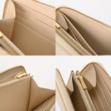 CELINE セリーヌ ラージジップウォレット ベージュ A80288 レディース グレインカーフ 長財布 Aランク 中古 銀蔵