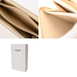 CELINE セリーヌ ラージジップウォレット ベージュ A80288 レディース グレインカーフ 長財布 Aランク 中古 銀蔵