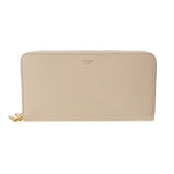 CELINE セリーヌ ラージジップウォレット ベージュ A80288 レディース グレインカーフ 長財布 Aランク 中古 銀蔵