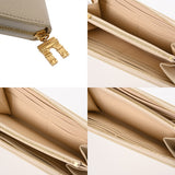 CELINE セリーヌ ラージジップウォレット ベージュ A80288 レディース グレインカーフ 長財布 Aランク 中古 銀蔵