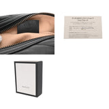GUCCI グッチ GGマーモント コスメポーチ ブラック 476165 ユニセックス レザー ポーチ Aランク 中古 銀蔵