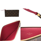 LOUIS VUITTON ルイヴィトン モノグラム ポシェットフェリシー フューシャ M61276 レディース モノグラムキャンバス チェーンウォレット Aランク 中古 銀蔵