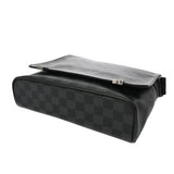 LOUIS VUITTON ルイヴィトン ダミエグラフィット ディストリクト PM NM 黒 グレー N41028 メンズ ダミエキャンバス ショルダーバッグ Aランク 中古 銀蔵