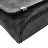 LOUIS VUITTON ルイヴィトン ダミエグラフィット ディストリクト PM NM 黒 グレー N41028 メンズ ダミエキャンバス ショルダーバッグ Aランク 中古 銀蔵