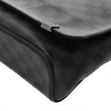 LOUIS VUITTON ルイヴィトン ダミエグラフィット ディストリクト PM NM 黒 グレー N41028 メンズ ダミエキャンバス ショルダーバッグ Aランク 中古 銀蔵
