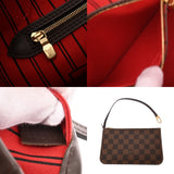 LOUIS VUITTON ルイヴィトン ダミエ ネヴァーフル PM ブラウン N41359 レディース ダミエキャンバス ハンドバッグ Aランク 中古 銀蔵