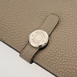 HERMES エルメス ドゴン GM トゥルティエールグレー □L刻印(2008年頃) ユニセックス トゴ 長財布 ABランク 中古 銀蔵