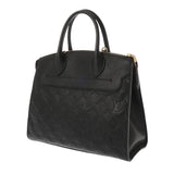 LOUIS VUITTON ルイヴィトン モノグラムアンプラント ポンヌフ ノワール M41748 レディース レザー ハンドバッグ Aランク 中古 銀蔵