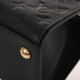 LOUIS VUITTON ルイヴィトン モノグラムアンプラント ポンヌフ ノワール M41748 レディース レザー ハンドバッグ Aランク 中古 銀蔵