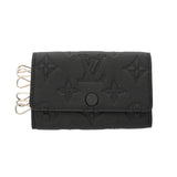 LOUIS VUITTON ルイヴィトン モノグラムシャドウ ミュルティクレ6 ブラック M14825 ユニセックス レザー キーケース Aランク 中古 銀蔵