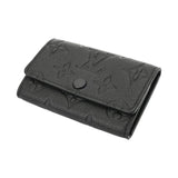 LOUIS VUITTON ルイヴィトン モノグラムシャドウ ミュルティクレ6 ブラック M14825 ユニセックス レザー キーケース Aランク 中古 銀蔵