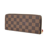 LOUIS VUITTON ルイヴィトン ダミエ ポルトフォイユ クレマンス ブラウン/スリーズ N60534 ユニセックス ダミエキャンバス 長財布 ABランク 中古 銀蔵