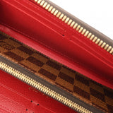LOUIS VUITTON ルイヴィトン ダミエ ポルトフォイユ クレマンス ブラウン/スリーズ N60534 ユニセックス ダミエキャンバス 長財布 ABランク 中古 銀蔵