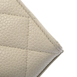 CHANEL シャネル チェーンショルダー 25cm アイボリー AS5968 レディース キャビアスキン ショルダーバッグ Aランク 中古 銀蔵