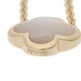 VAN CLEEF & ARPELS ヴァンクリーフ＆アーペル ピュアアルハンブラ ホワイトシェル レディース K18イエローゴールド YG ネックレス Aランク 中古 銀蔵