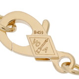 VAN CLEEF & ARPELS ヴァンクリーフ＆アーペル ピュアアルハンブラ ホワイトシェル レディース K18イエローゴールド YG ネックレス Aランク 中古 銀蔵