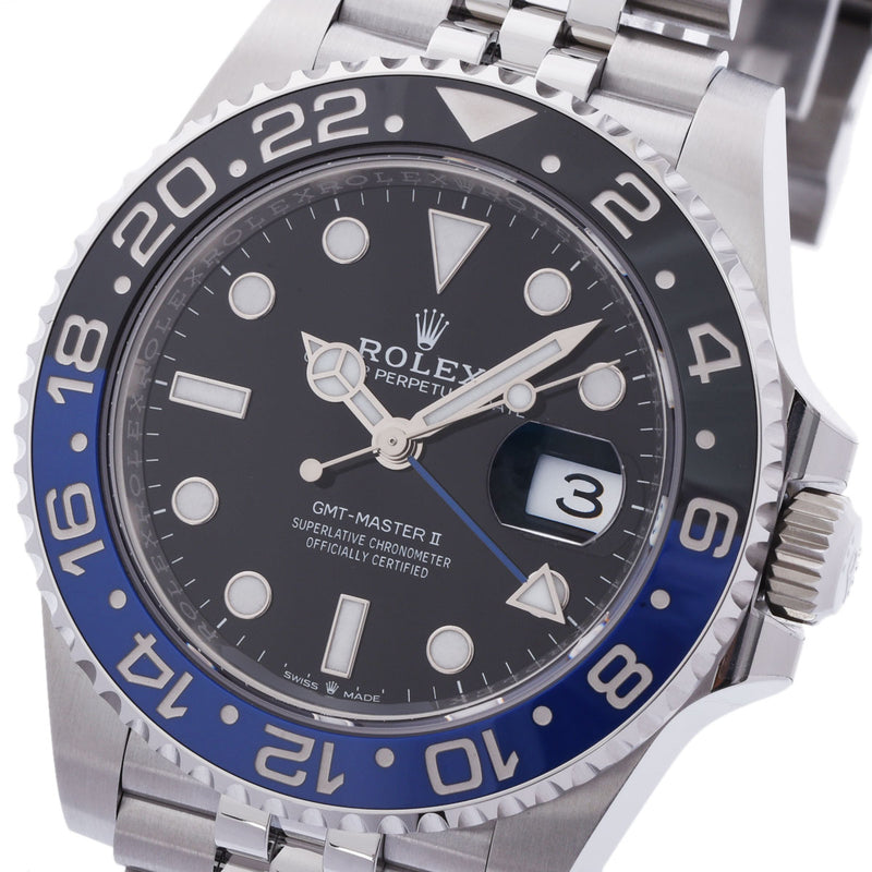ロレックス GMTマスター2 黒/青ベゼル 126710BLNR 8桁 ランダム番 黒 メンズ 腕時計 自動巻き 銀蔵