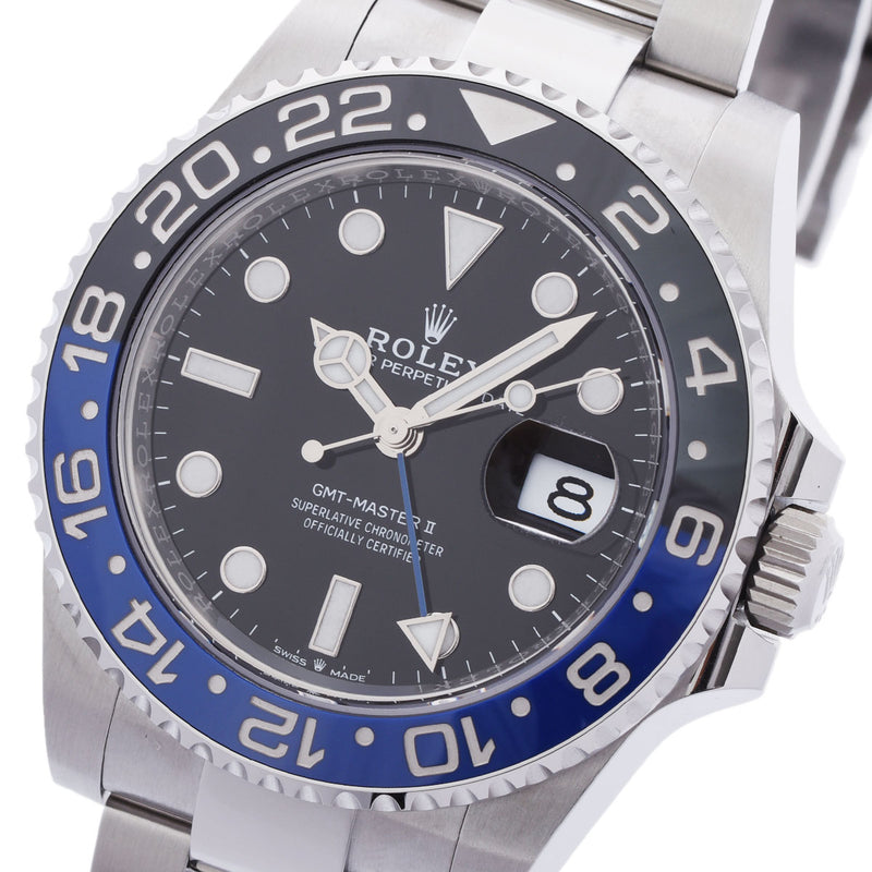 ロレックス GMTマスター2 黒/青ベゼル 126710BLNR 8桁 ランダム番 黒 メンズ 腕時計 自動巻き 銀蔵