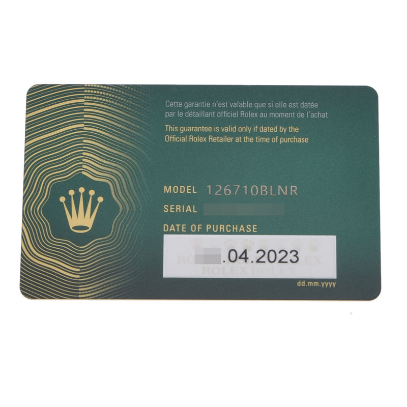 ロレックス GMTマスター2 黒/青ベゼル 126710BLNR 8桁 ランダム番 黒 メンズ 腕時計 自動巻き 銀蔵