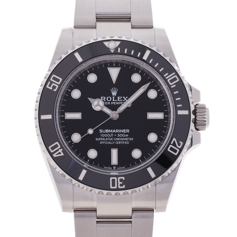 ロレックス サブマリーナ 124060 8桁 ランダム番 ブラック メンズ 腕時計 自動巻き 銀蔵