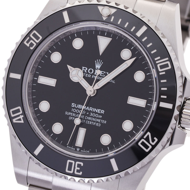 ロレックス サブマリーナ 124060 8桁 ランダム番 ブラック メンズ 腕時計 自動巻き 銀蔵