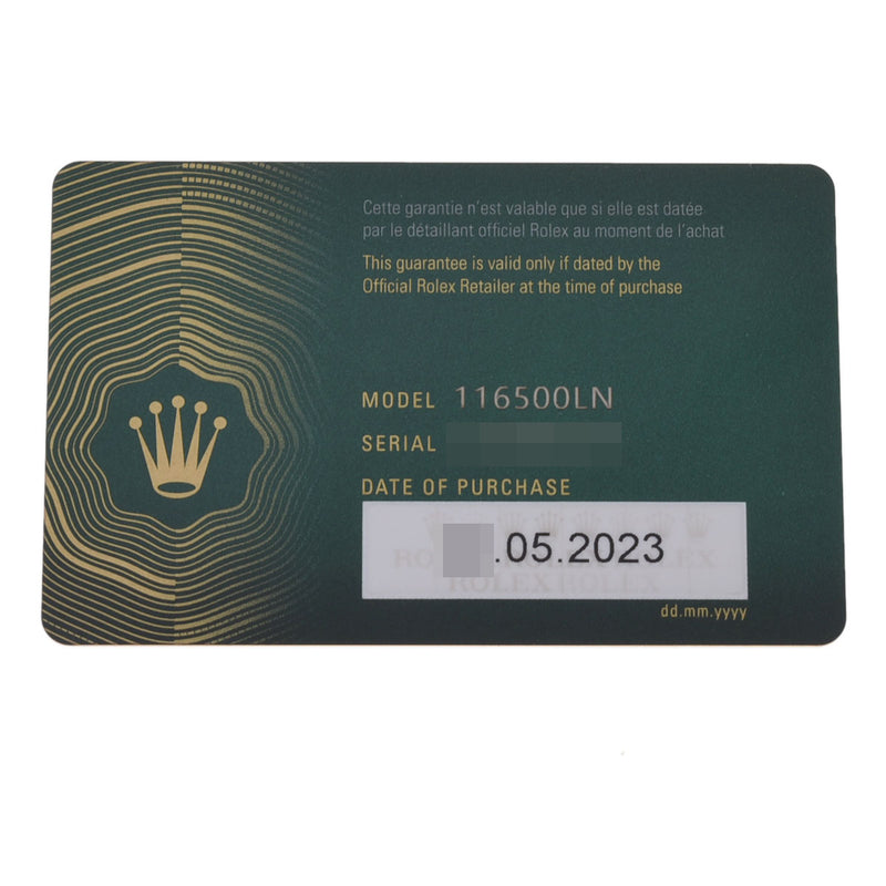 ロレックス デイトナ 116500LN 8桁 ランダム番 黒 メンズ 腕時計 自動巻き 銀蔵