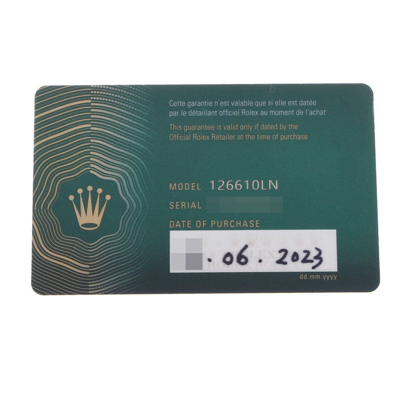 ロレックス サブマリーナ 126610LN ランダム番 ブラック メンズ 腕時計 自動巻き 銀蔵