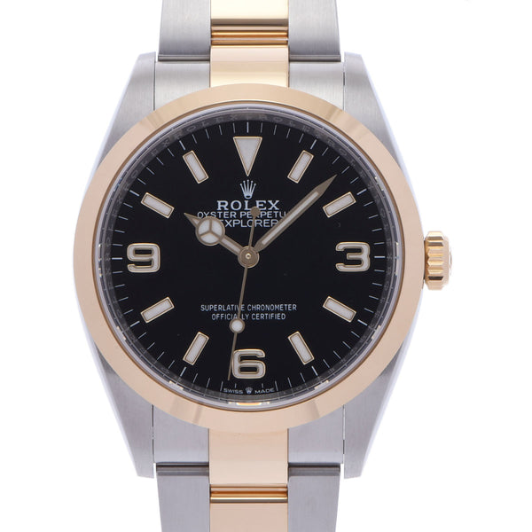 ロレックス エクスプローラー1 124273 ランダム番 ブラック メンズ 腕時計 自動巻き 銀蔵