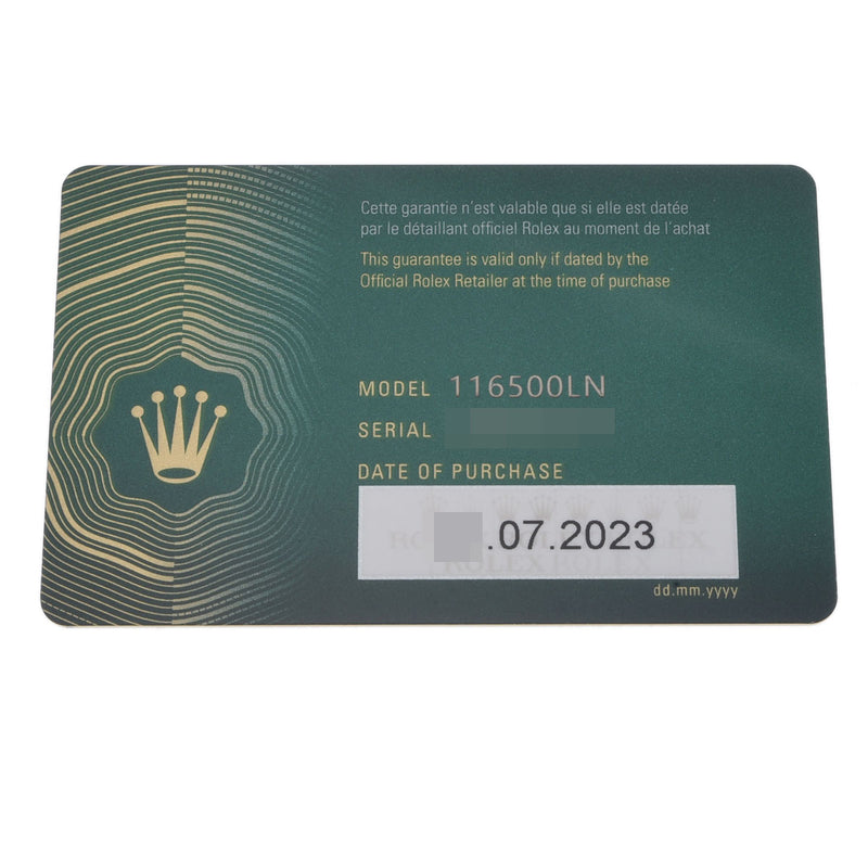 ロレックス デイトナ 116500LN ランダム番 黒 メンズ 腕時計 自動巻き 銀蔵