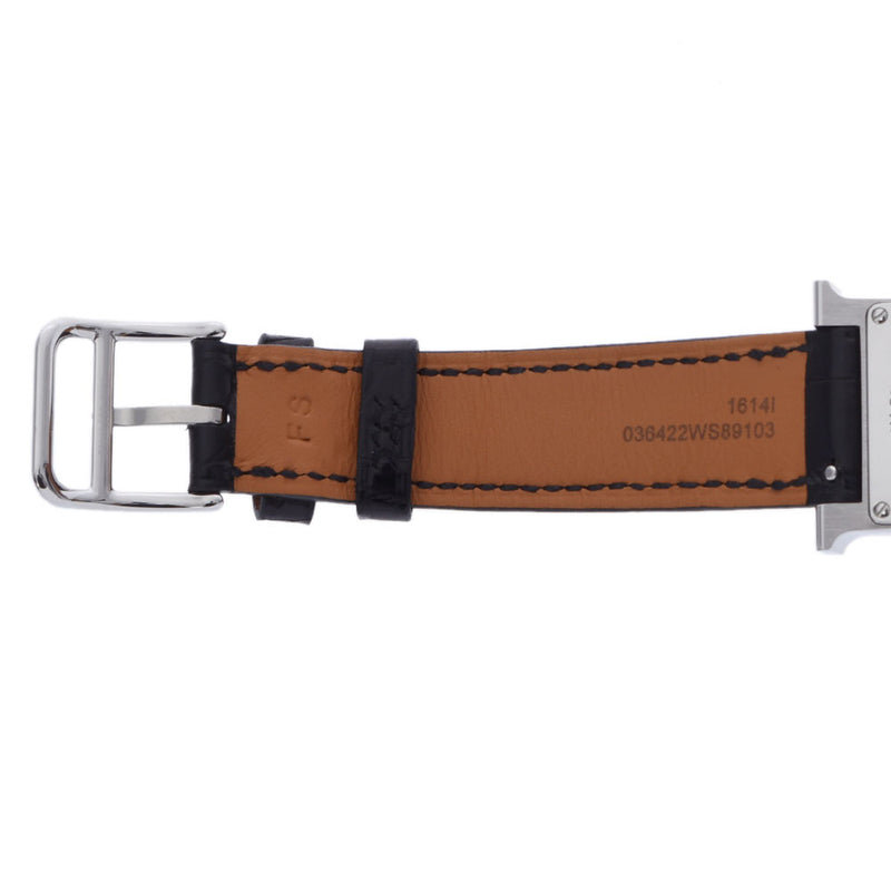 HERMES エルメス Hウォッチ PM 25mm ベゼルダイヤ HH1.235 B刻印(2023年頃) レディース 腕時計 クォーツ 未使用 銀蔵