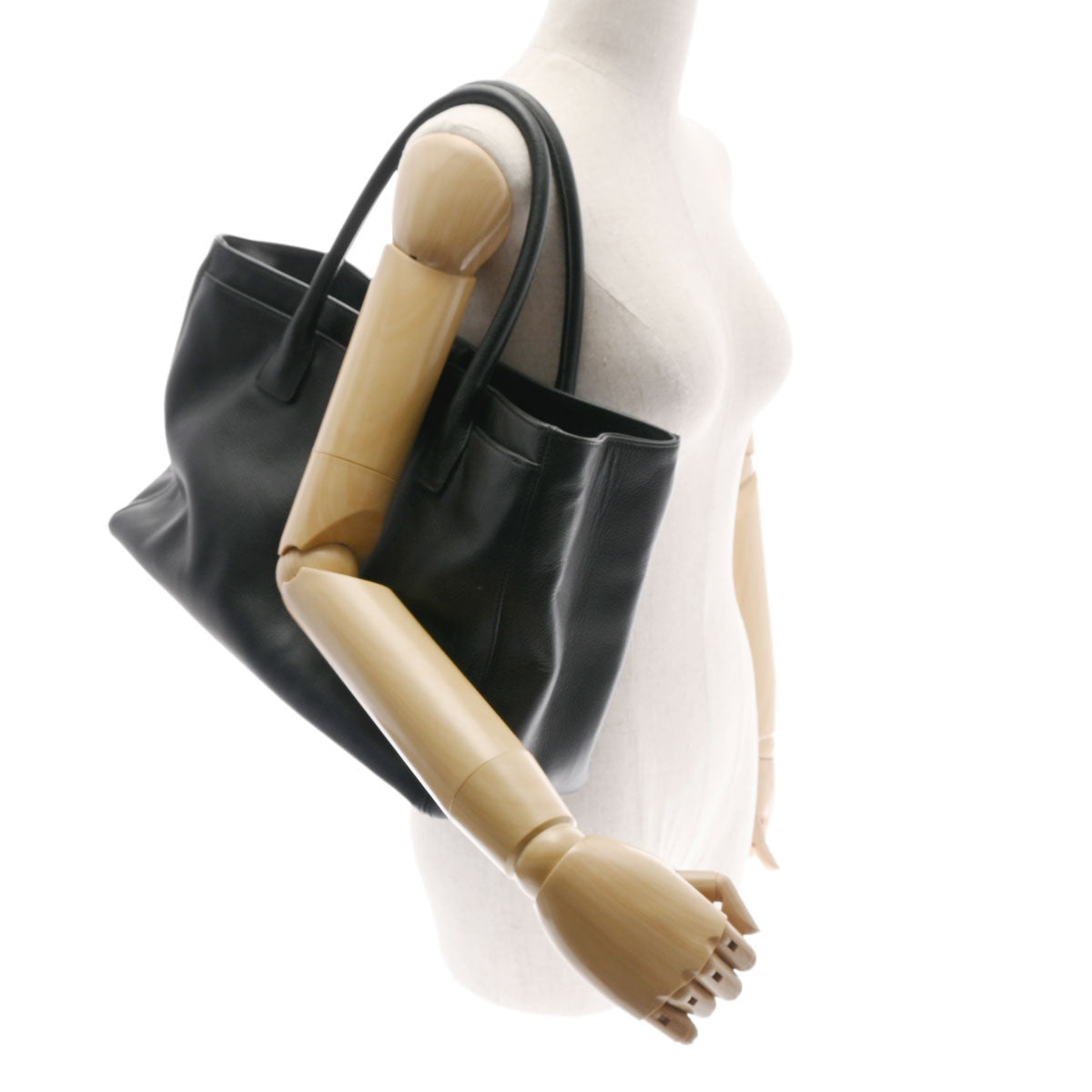 CHANEL シャネル エグゼクティブ トートバッグ 黒 シルバー金具 