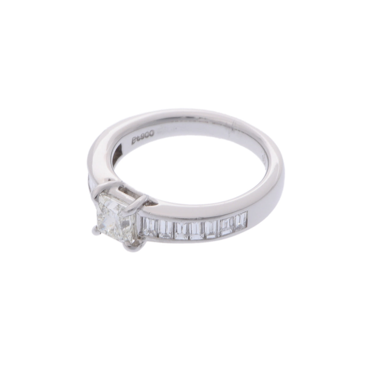 ノーブランド ダイヤ 0.700ct 0.54ct M-SI1 レディース Pt900プラチナ