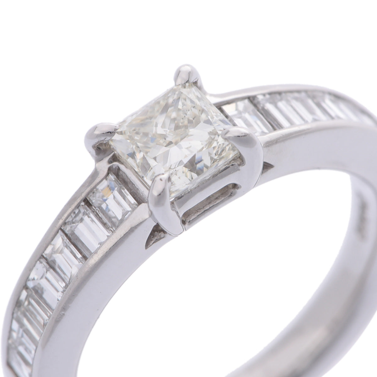 ノーブランド ダイヤ 0.700ct 0.54ct M-SI1 レディース Pt900プラチナ