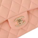 CHANEL シャネル マトラッセ Wフラップ チェーンショルダー ピンク レディース ラムスキン ショルダーバッグ Aランク 中古 銀蔵