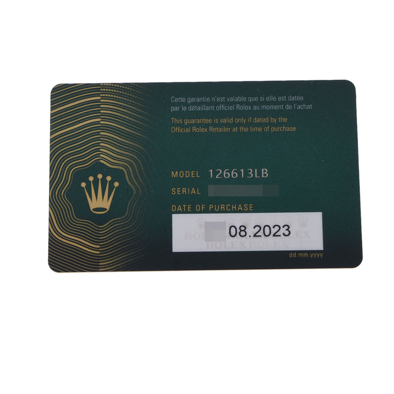 ロレックス サブマリーナ 126613LB 8桁 ランダム番 メンズ 腕時計 自動巻き 銀蔵