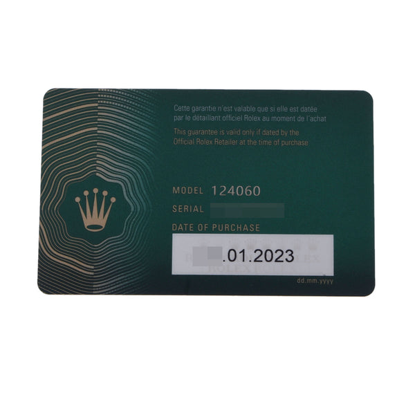 ロレックス サブマリーナ 124060 8桁 ランダム番 メンズ 腕時計 自動巻き 中古 銀蔵