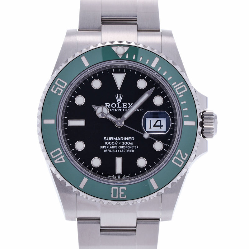 リプロダクト品　新品未使用 希少品 rolex掛け時計 グリーンサブシルバー ロレックス サブマリーナ メンズ 腕時計 126610LV ROLEX 中古 – 銀蔵